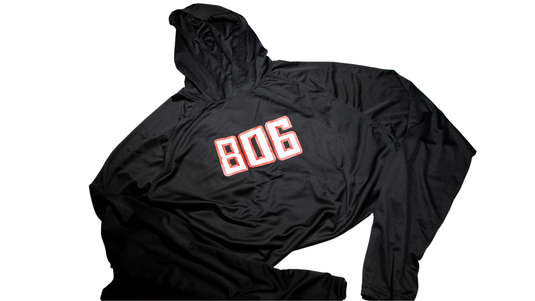 806 Dry Fit Long Sleeve Hooded Tee
