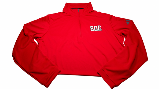 806 Adidas Men's Ultimate365 Lightweight Quarter-Zip Pullover