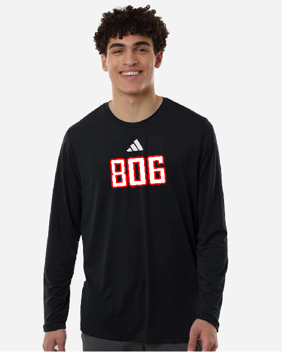 Load image into Gallery viewer, 806 Adidas Pregame Long Sleeve Dry Fit T-Shirt
