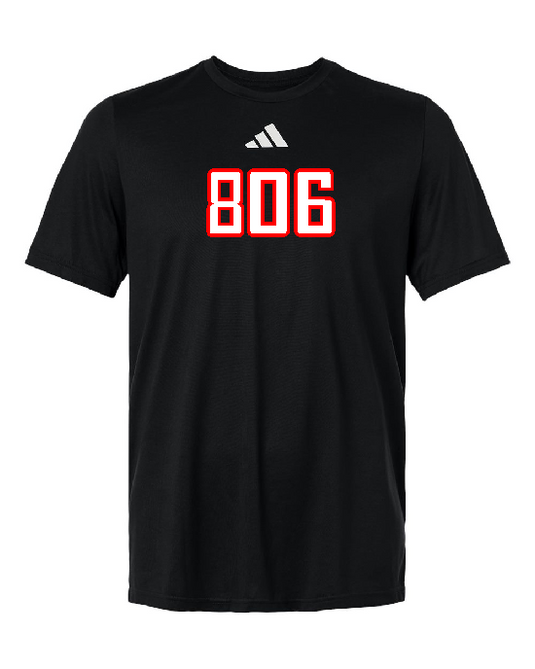 806 Adidas Pregame Short Sleeve Dry Fit T-Shirt