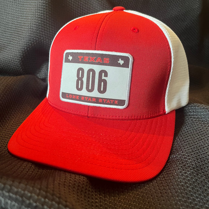 Trucker Mesh 806 License Plate Patch Cap