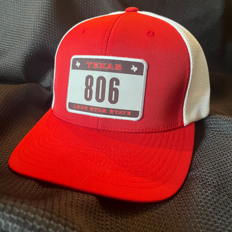 Load image into Gallery viewer, Trucker Mesh 806 License Plate Patch Cap
