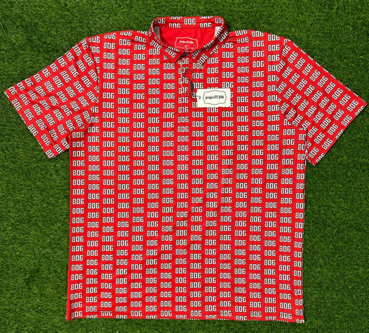 projecTT 806 Sublimated Polo - Red/White/Black (Pre-Order)