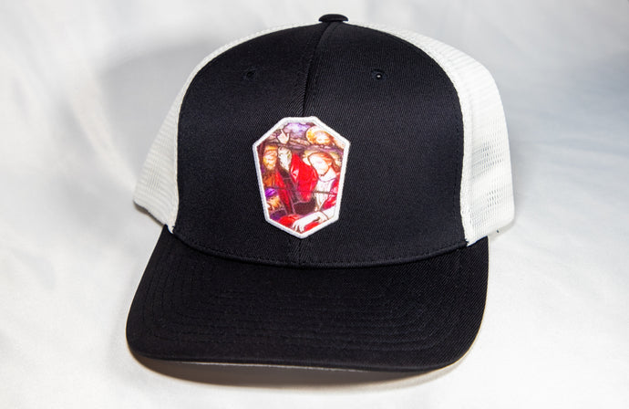 The Original Guns Up Jesus Trucker Mesh Cap