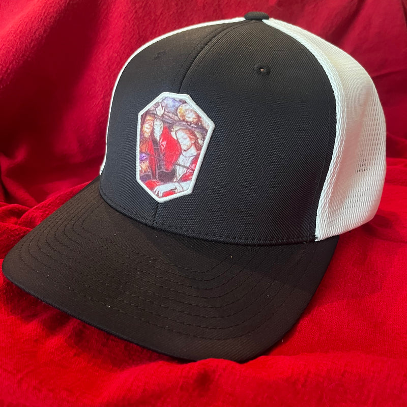 Load image into Gallery viewer, The Original Guns Up Jesus Trucker Mesh Cap
