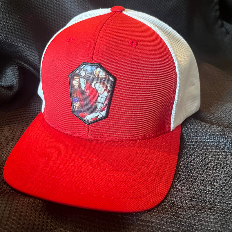 Load image into Gallery viewer, The Original Guns Up Jesus Trucker Mesh Cap
