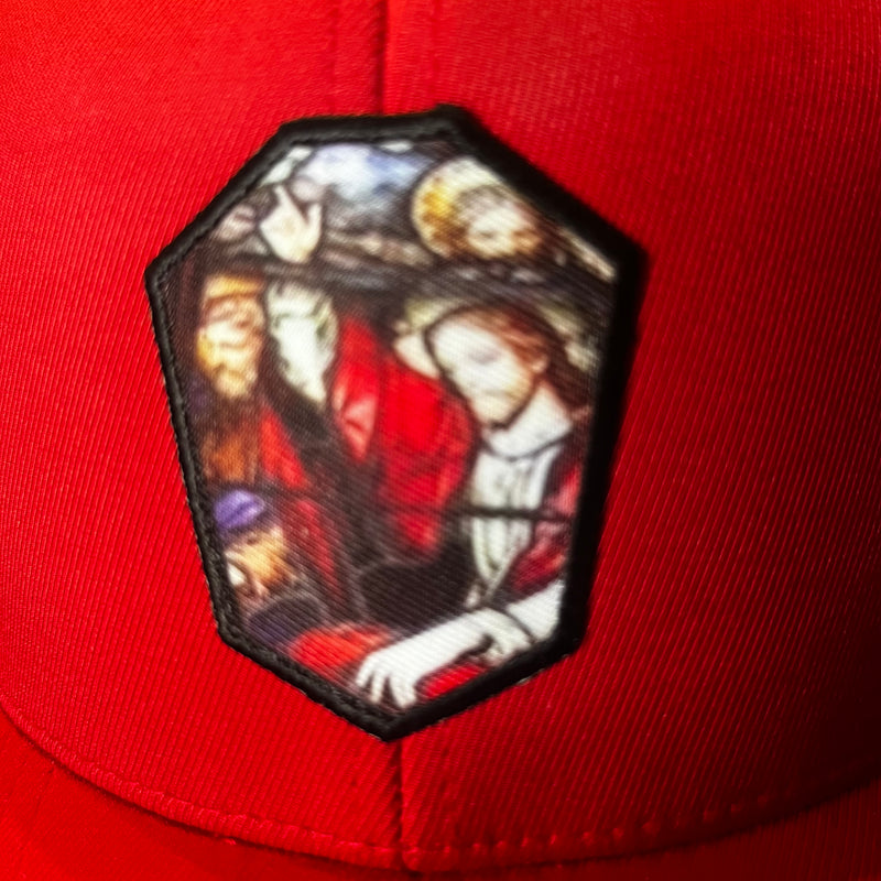 Load image into Gallery viewer, The Original Guns Up Jesus Trucker Mesh Cap
