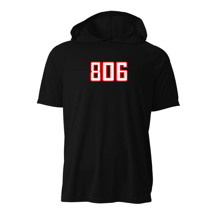 806 Dry Fit Short Sleeve Hooded Tee