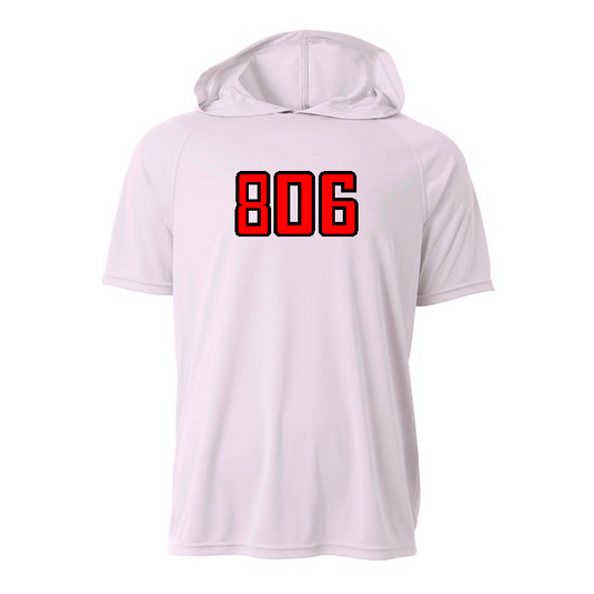 806 Dry Fit Short Sleeve Hooded Tee