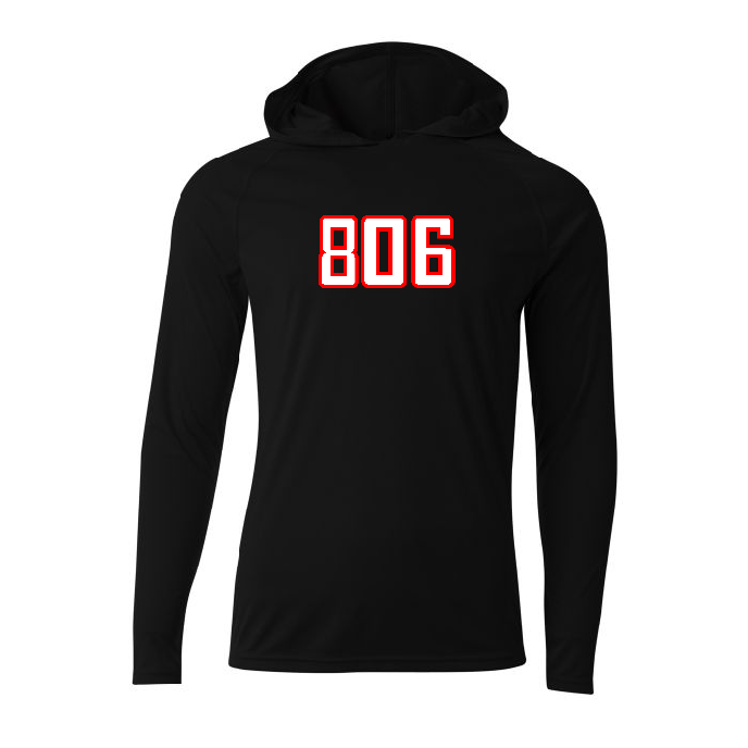 Load image into Gallery viewer, 806 Dry Fit Long Sleeve Hooded Tee
