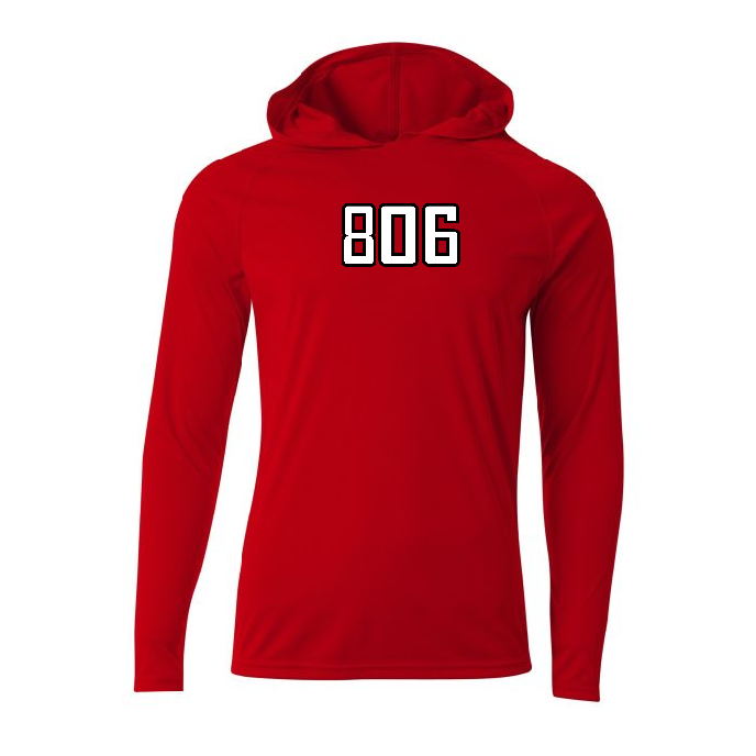 Load image into Gallery viewer, 806 Dry Fit Long Sleeve Hooded Tee
